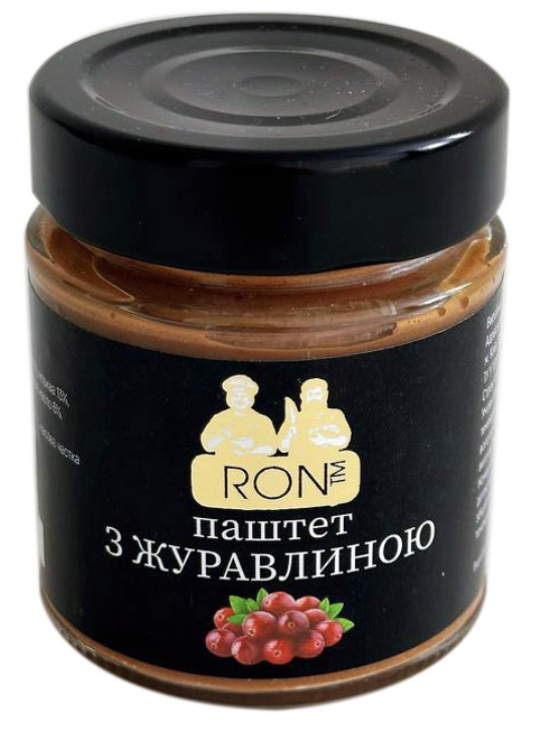 Паштет з журавлиною Roni скло 160г